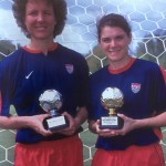 Mia HAMM (left)