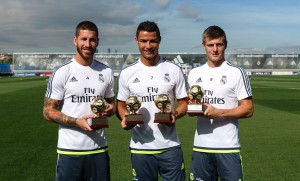 2015 09 10 MADRID FUTBOL 1516 PREMIOS IFFHS A RAMOS, KROOS Y CRISTIANO FOTO: ANGEL MARTINEZ